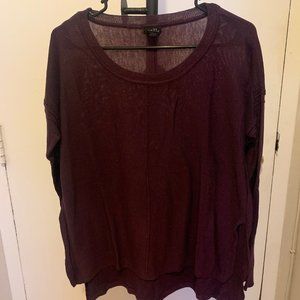 Rue 21 purple sweater